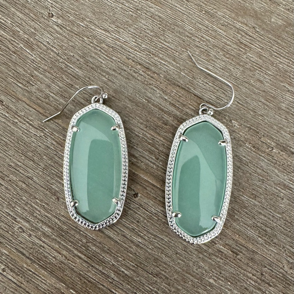 Kendra Scott Silver Ella Drop Earrings